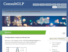 Tablet Screenshot of consultglp.com
